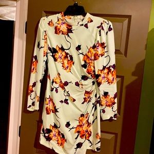 Beautiful multicolored ALC dress only worn once elevated shoulders